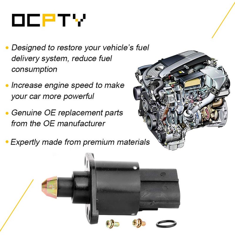 OCPTY 2H1094 2171783 4874373 Idle Air Control Valve for 1999-2002 for Dodge Dakota | 1998-2001 for Jeep Cherokee | 1998-2004 for Jeep Grand Cherokee | 1998-2004 for Jeep Wrangler iac valve - Image 5